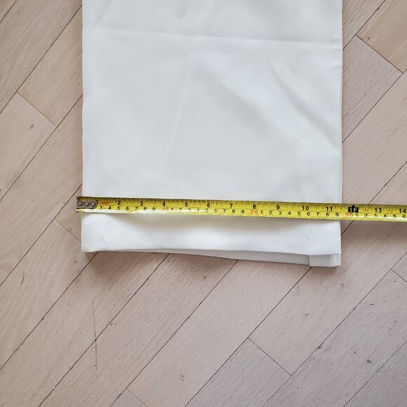 Jonathan Simkhai ! Belted Crepe Wide Leg Jumpsuit in White (US/6) - Picture 4 of 11